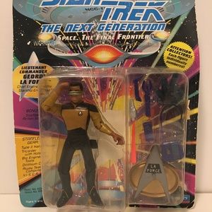 1992 Collectible Star Trek Next Gen action figure, Geordi La Forge